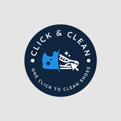 Logo Click n Clean branding company logo design graphic design logo