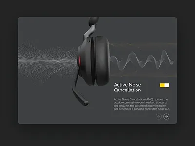 Jabra design interface minimal scandinavian ui