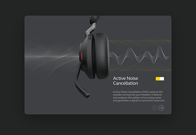 Jabra design interface minimal scandinavian ui