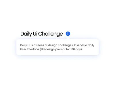 Tooltip : DailyUi-087 dailyui dailyuichallenge day87 ui