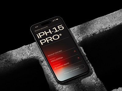 iPhone 15 Pro Mockup app appdesign apple devicemockup dribbbleshowcase iphone 15 pro iphone 15 pro mockup mockups presentation product mockup psd screenmockup smartphone techmockup uiux userinterface