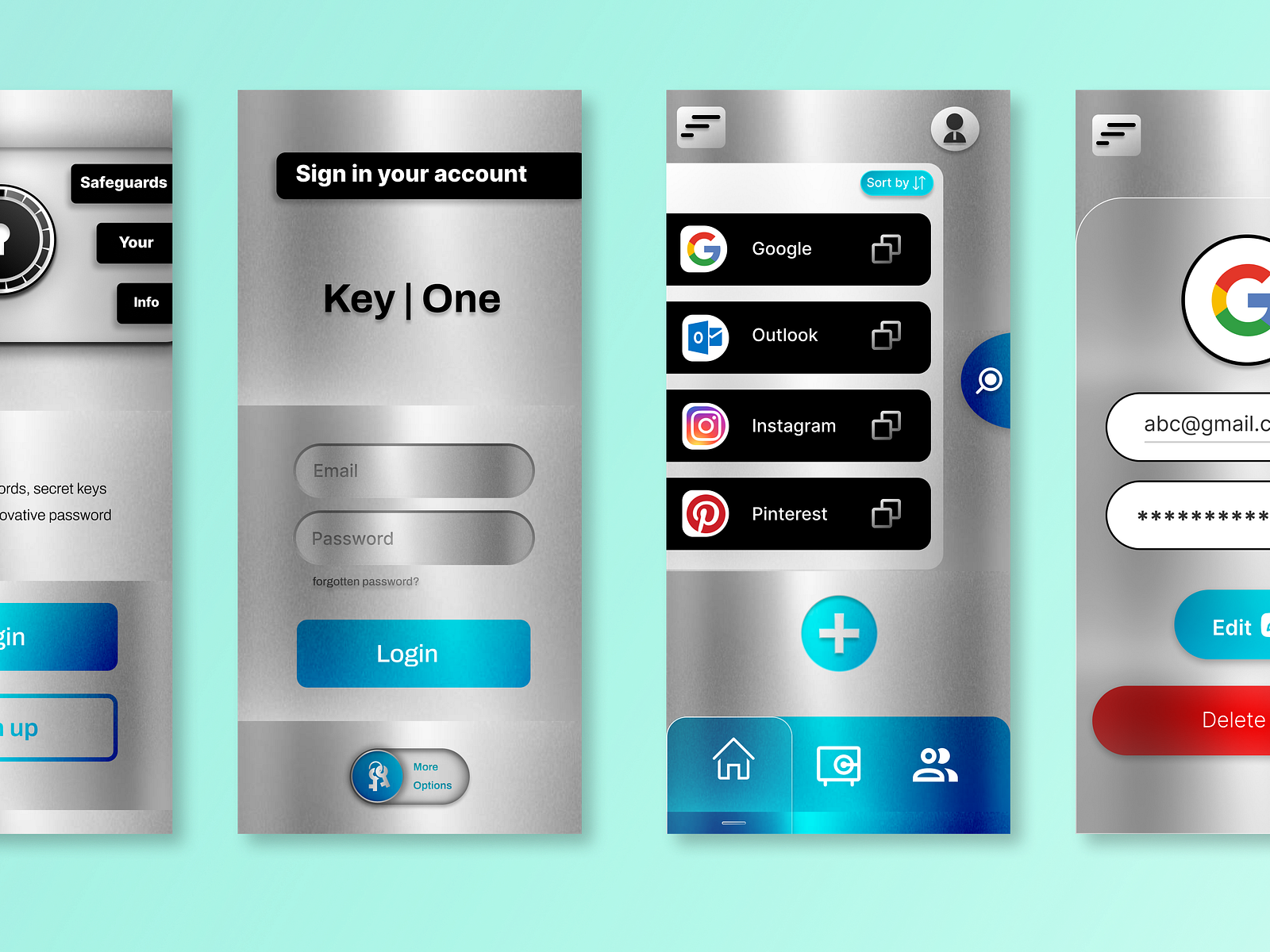 Password Manager App User Flow By Amitabh Gupta On Dribbble