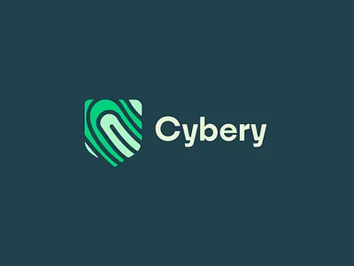 Cybery Logo for Cybersecurity Consultant app applogo branding company cyber cybersecurity design graphic design log logo logoidentity security startup startuplogo ui ux vector