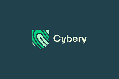 Cybery Logo for Cybersecurity Consultant app applogo branding company cyber cybersecurity design graphic design log logo logoidentity security startup startuplogo ui ux vector