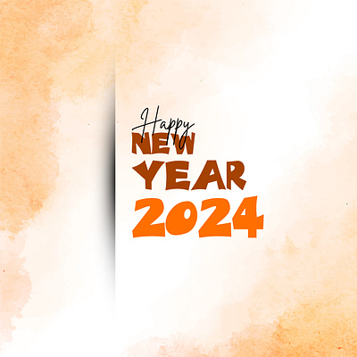 Free vector happy new year 2024 holiday background with firewor reveillon