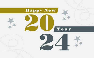 Free vector Happy New Year 2024 holiday background with firework reveillon