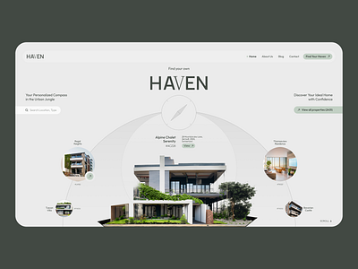 HaVen - Landing Page for Real Estate Company
