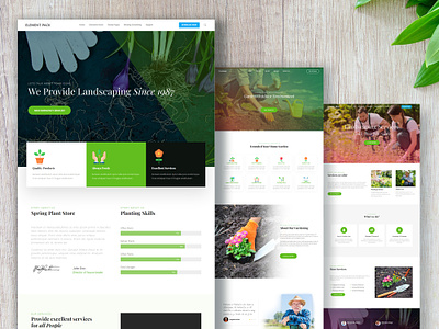 3 Garden landing page app design custom web design design figma web graphic design home page landing page landing page design landing page ideas modern landing page modern web design ui ux design wix website design