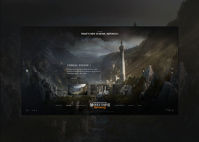Features Preview — BFME: Reforged fan project game remake lord of the rings motion graphics ui uiux website
