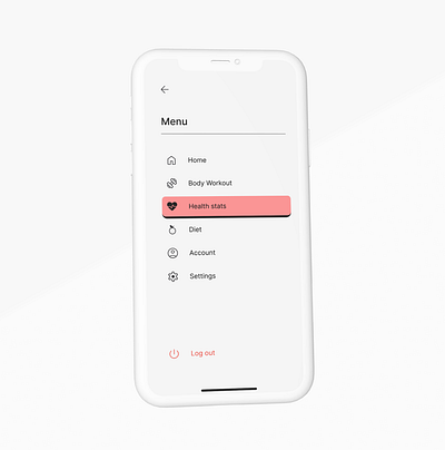 Mobile Web Slide Menu app brutalism design menu bar menu icon mobile ui web