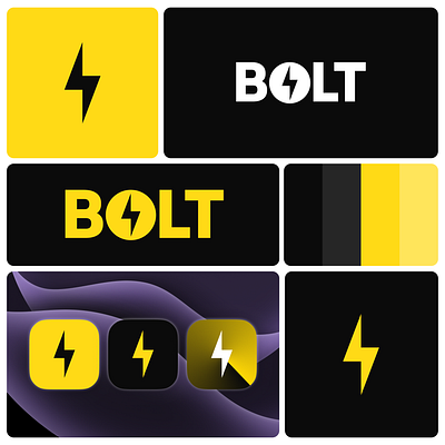 Bolt Branding app art brand identity branding design figma graphic design icon icon design logo logo design minimal minimal logo simple typography ui