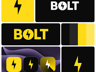 Bolt Branding app art brand identity branding design figma graphic design icon icon design logo logo design minimal minimal logo simple typography ui