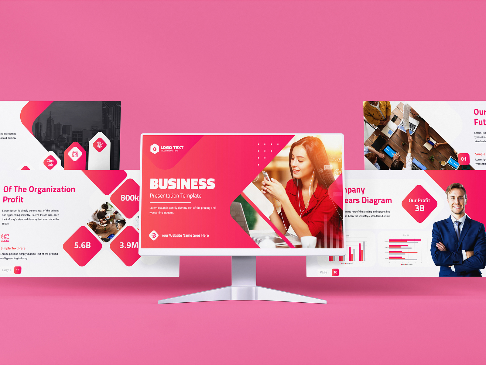 Creative Business Presentation Design by Mai on Dribbble