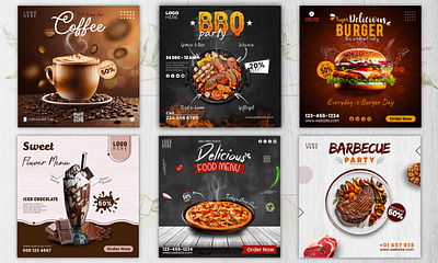 Social Media Poster banner branding burger poster design flyer food poster graphic design illustration post poster poster design social media design