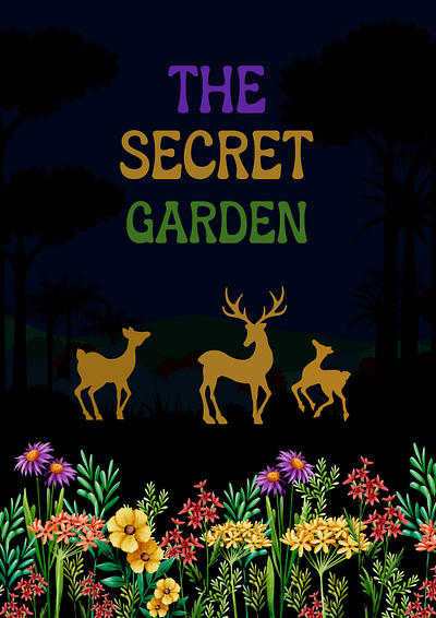 The Secret Garden branding design graphic design illustration typography vector