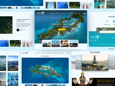 Wonderful Indonesia design figma social media website travel website traveling website ui ui design ui designer ui exploration ui explore ui ux design ui ux designer ux ux design ux designer web design website website design website designer wonderful indonesia