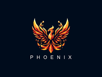 Phoenix Logo eagle logo fire bird logo fire logo phoenix bird phoenix logo phoenix vector logo