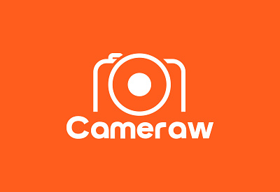 Logo & case "Cameraw" branding case graphic design identy illustration logo photo photography photologo typography