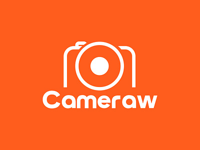 Logo & case "Cameraw" branding case graphic design identy illustration logo photo photography photologo typography
