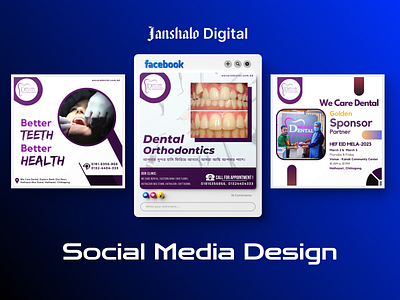 Dental Post Design - Dentist - Dentistry banner branding clinic post dental clinic post dental post dentist post dentistas design graphic design graphic designer health care healthcare post post design poster social media social media designs social media post