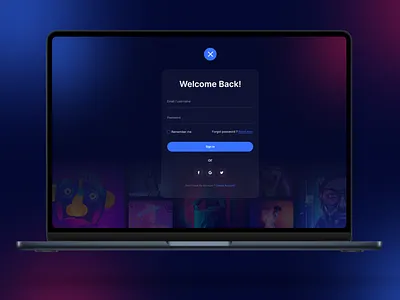 Sign in to your Account account branding clean clean design design figma figma template photoshop sign in template ui ux web site