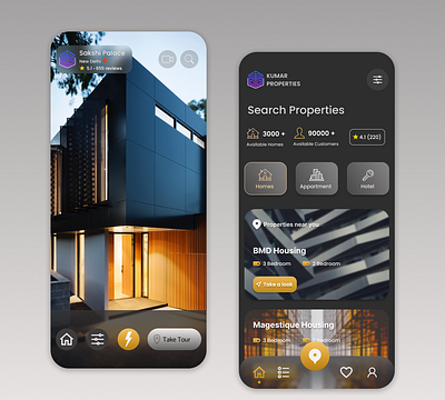 Real Estate Mobile App branding fig figma mobile app realestate ui ux webdesign