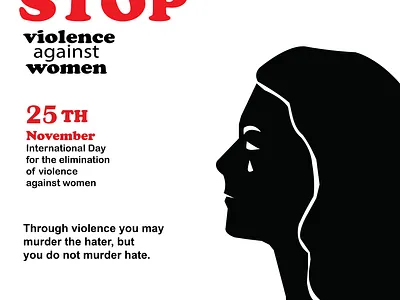 (Stop Violence) Poster Design branding graphic design illustration poster design vector