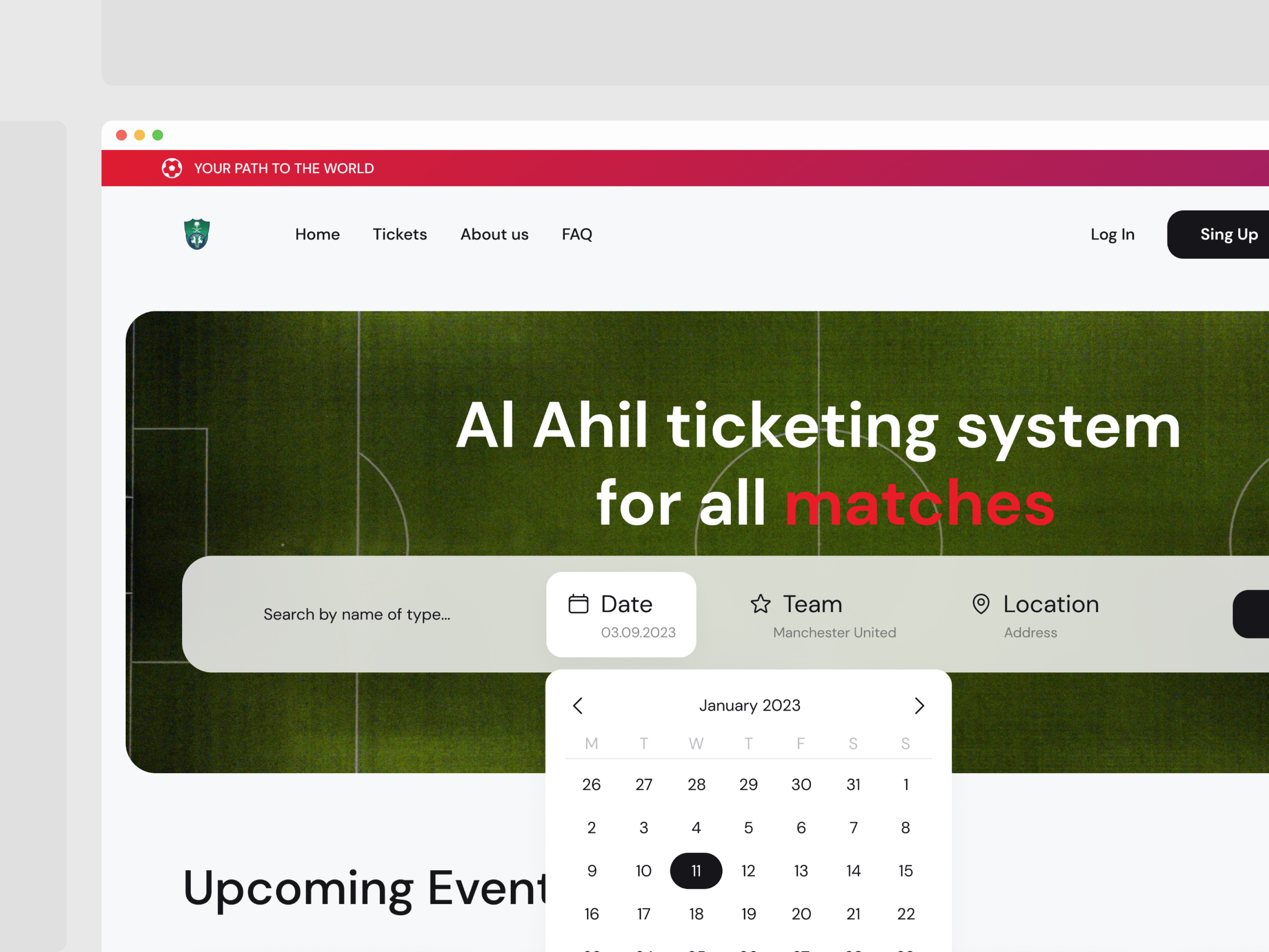 Example of Website Template Design (Figma/Webflow)