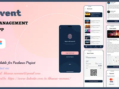 EVENT appdesign attractive branding full app graphic design logo ui