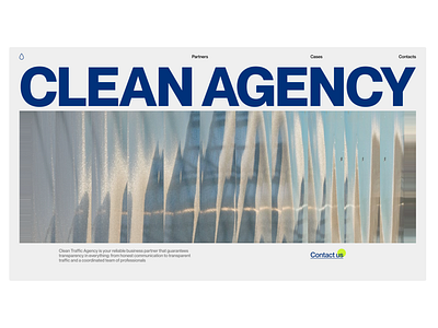 Pure Perfection: 'Clean Agency' Landing Page Unveiled! 🌐✨ agency clean design contact inspiration inspo landing page like marketing marketing agency recommend traffic traffic agency ui ux viral webdesign