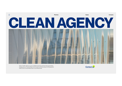 Pure Perfection: 'Clean Agency' Landing Page Unveiled! 🌐✨ agency clean design contact inspiration inspo landing page like marketing marketing agency recommend traffic traffic agency ui ux viral webdesign