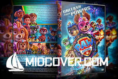 PAW Patrol: The Mighty Movie (2023) DVD Cover design dvd dvdcover dvdcustomcover photoshop