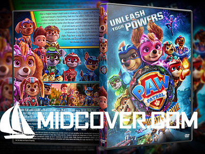 PAW Patrol: The Mighty Movie (2023) DVD Cover design dvd dvdcover dvdcustomcover photoshop