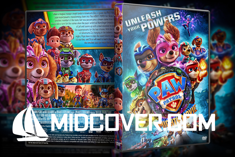 PAW Patrol The Mighty Movie 2023 DVD Cover by Cogecaratulas