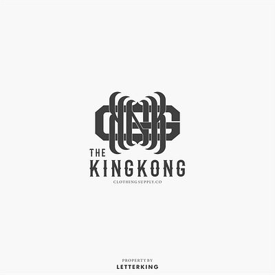 KNKG MONOGRAM LOGO animation brand branding clothing design graphic design illustration logo monogram typography ui ux vector