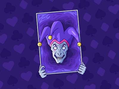 Jester 2d cards character character design game illustration jester joker mascot spades vector vector art vector design