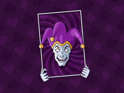 Jester 2d cards character character design game illustration jester joker mascot spades vector vector art vector design