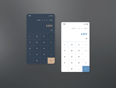 Calculator - App Ui design design figma graphic design icon ui ux