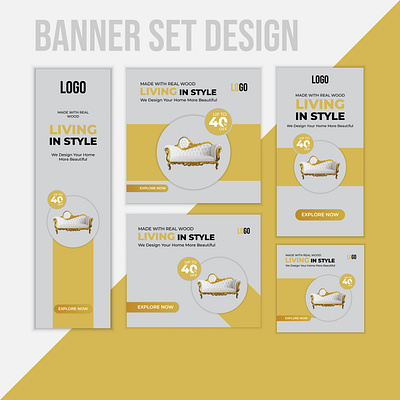 Mastering Google Ads: From Click to Convert. Join the Webinar Re adds banner cheir design furniture graphics headline illustrator mockup shape sofa template yellow