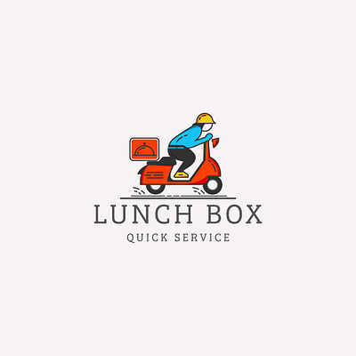 Lunch Box Logo design brand branding graphic design lineart logo logodesign logos typography vector