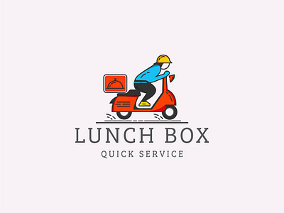 Lunch Box Logo design brand branding graphic design lineart logo logodesign logos typography vector