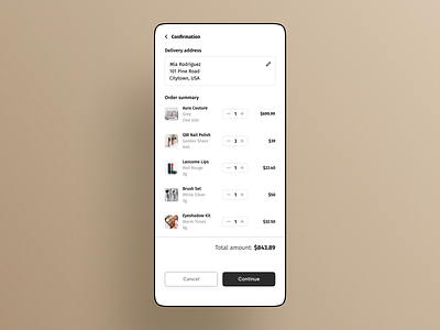 Order form dailyui dailyuichallenge mobile design order form ui design