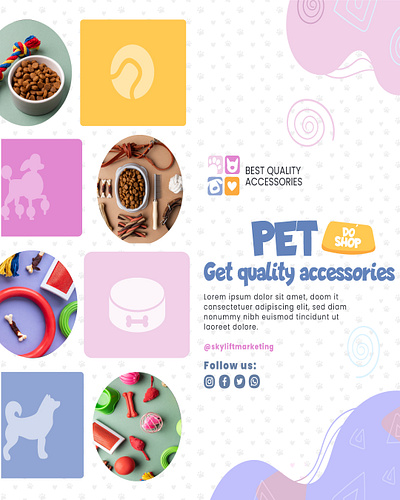 Pet Post graphic design social media post