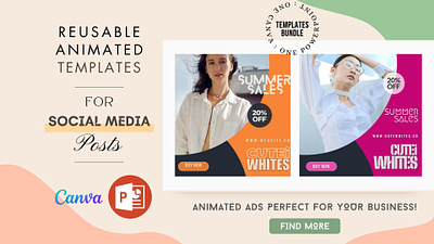 Ads That Grow Business! advertising animation branding canva corporate advertising display advertising motion graphics powerpoint product display template