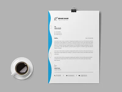 Creative Letterhead Template creative