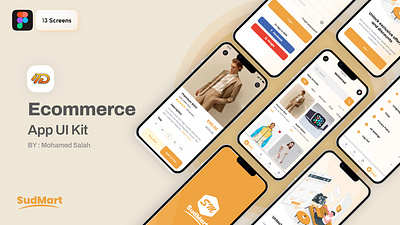 E-commerce App Mobile UI Design | UI UX Design application design ecommerce ecommerce app figma mobile app ui ui ux user interface