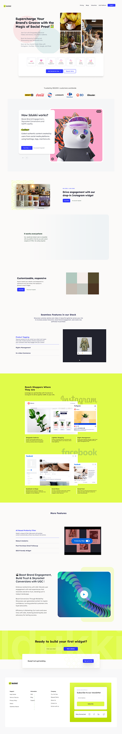 Case study landing pag ui ux