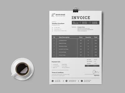 Invoice Template professional invoice