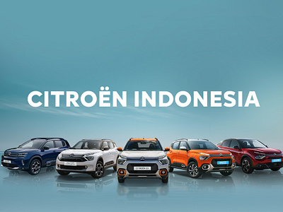 Citroën Indonesia Banner branding citroen graphic design visual design
