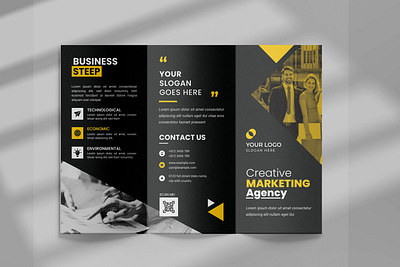 Business Trifold Brochure print ready